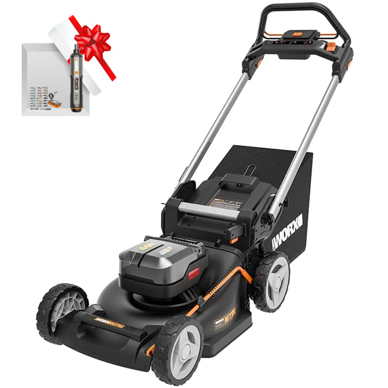 Самоходная газонокосилка WORX NITRO WG749E 40V 46см аккумуляторная бесщеточная — детальное фото